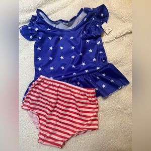2 piece girl size 7 swimsuit